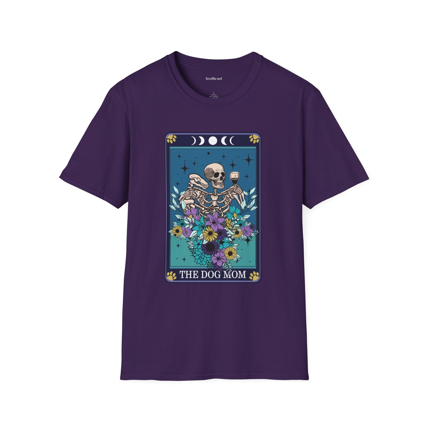 The Dog Mom Unisex Softstyle T-Shirt 100% Cotton #tarot