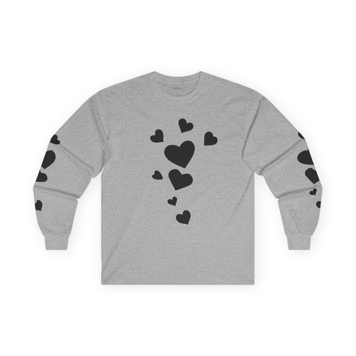 Hearts all over - Unisex Ultra Cotton Long Sleeve Tee