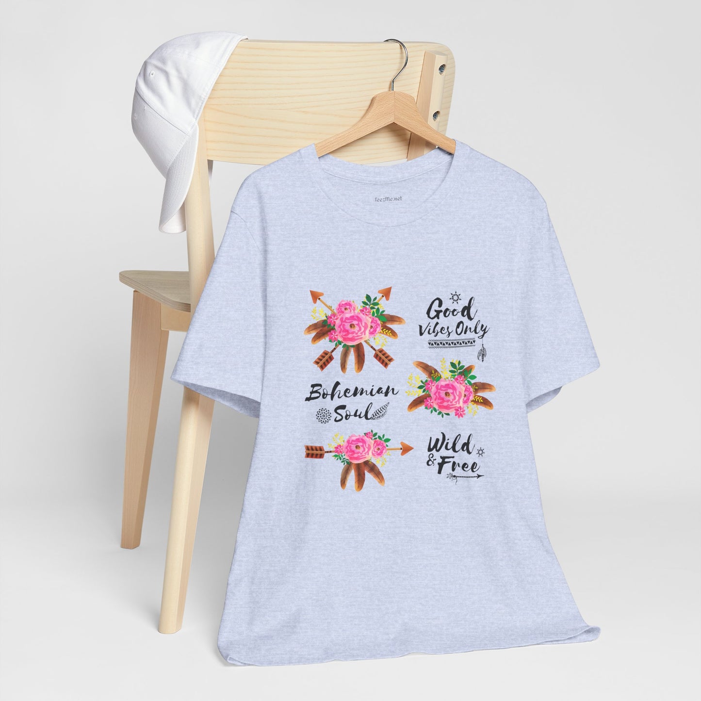 Wild & Free - Unisex Jersey Short Sleeve Tee #BOHO