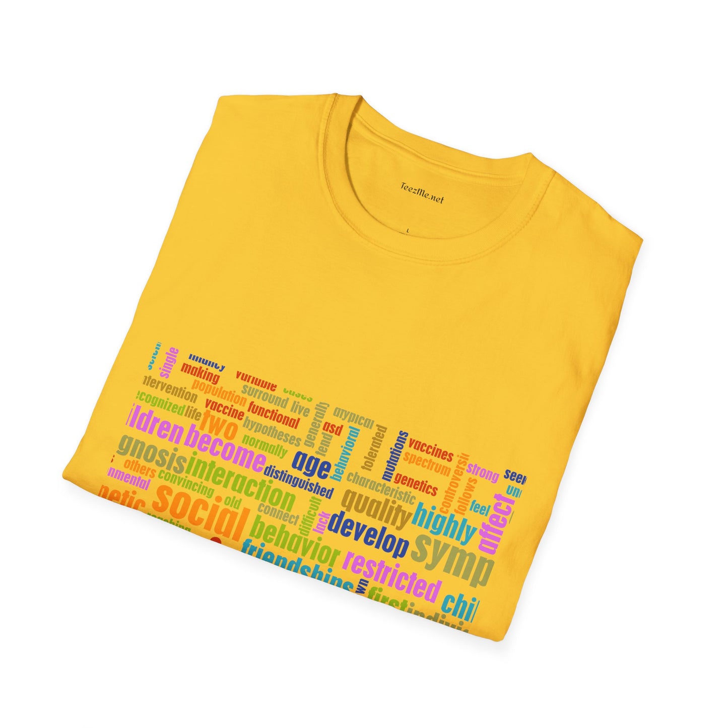 AUTISM speaks- Unisex Softstyle T-Shirt 100% Cotton Graphic