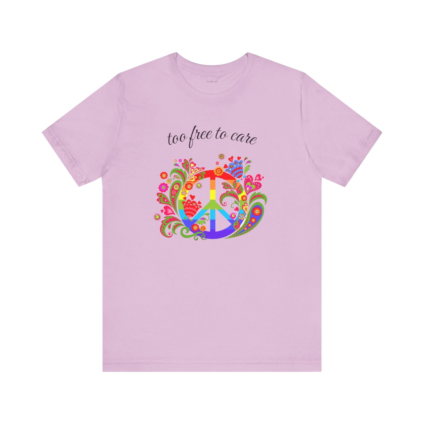 Too free to care - Unisex Jersey Short Sleeve Tee