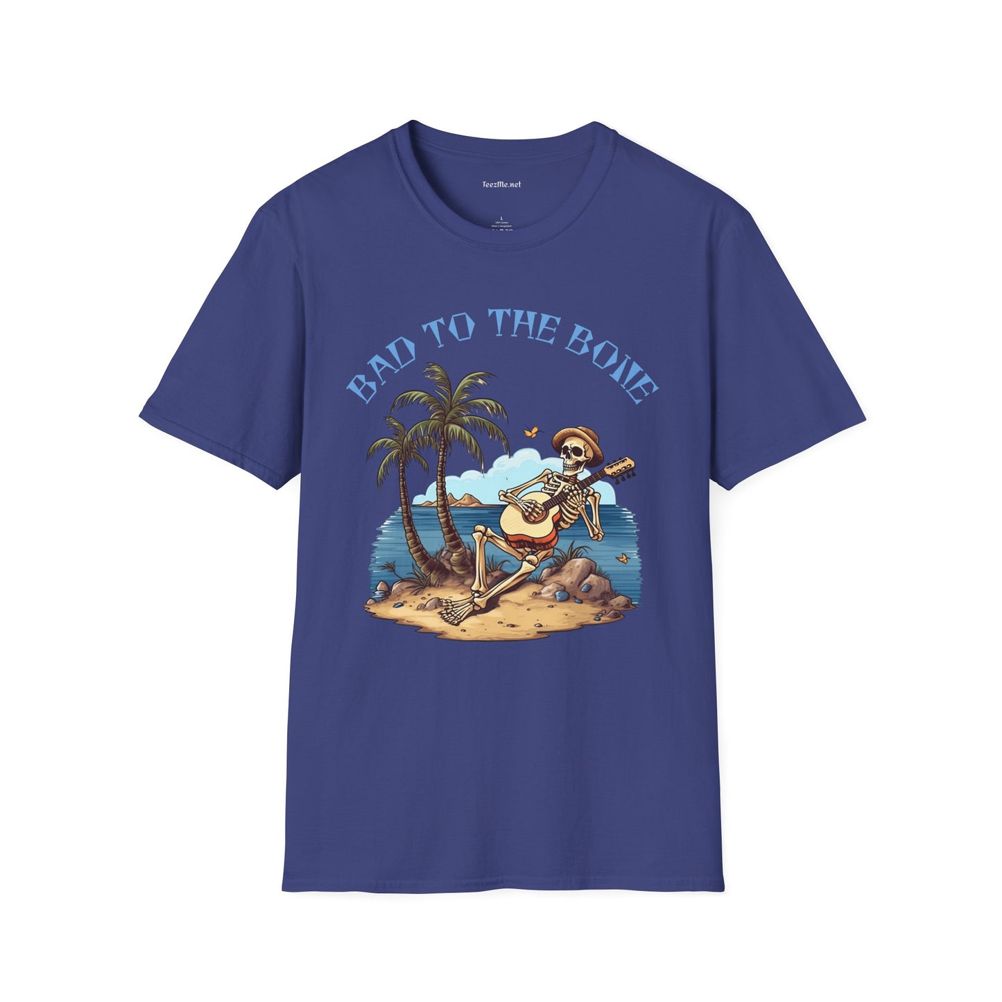 Bad to the Bone Unisex Softstyle T-Shirt 100% Cotton Graphic