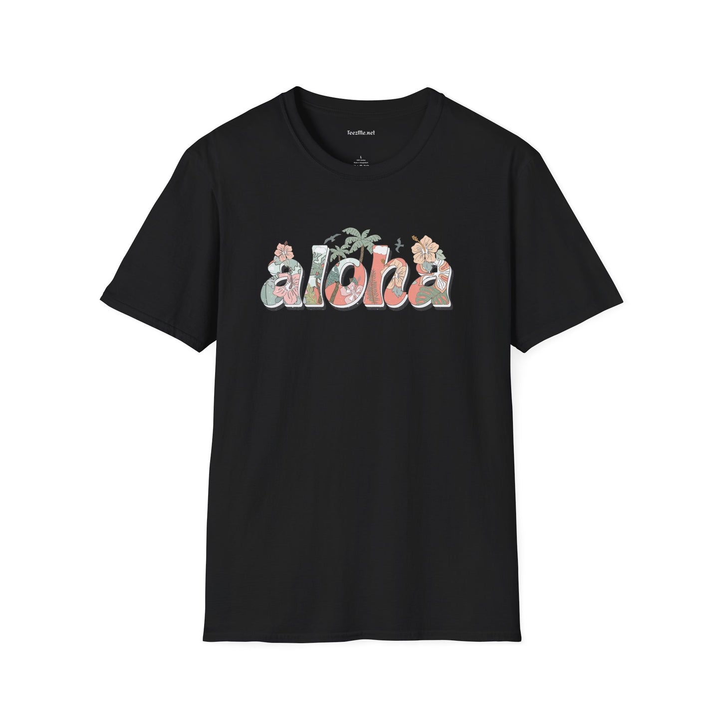 Aloha Unisex Softstyle T-Shirt 100% Cotton Graphic