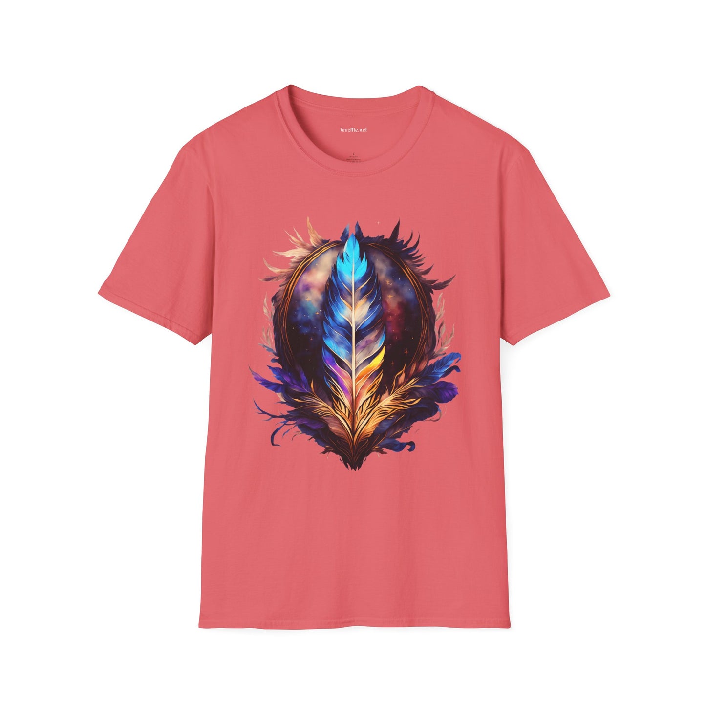 Eagle Feather Unisex Softstyle T-Shirt 100% Cotton Graphic