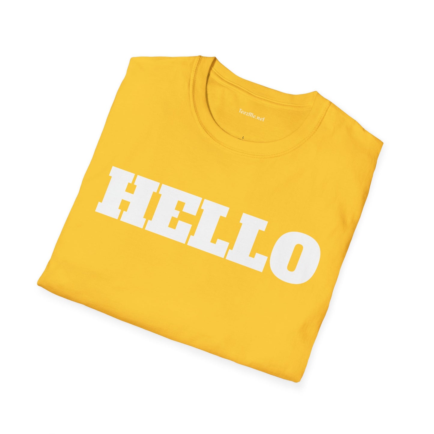 HELLO - Unisex Softstyle T-Shirt 100% Cotton Graphic