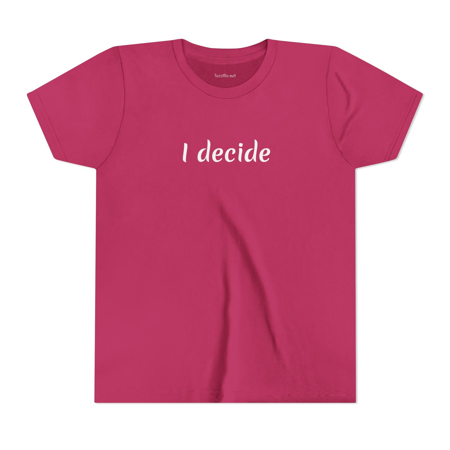 I decide - Unisex Jersey Short Sleeve Tee Petite Adult