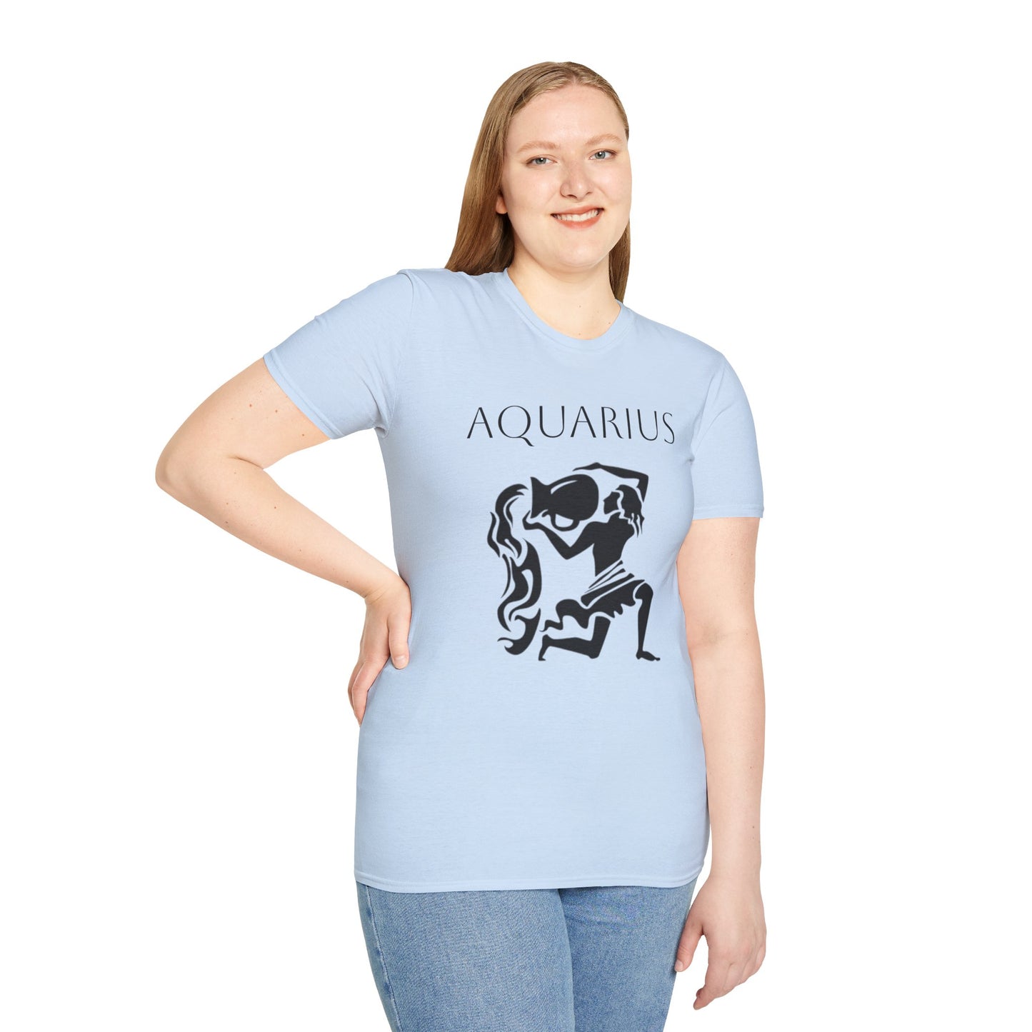 AQUARIUS - Unisex Softstyle T-Shirt 100% Cotton Graphic