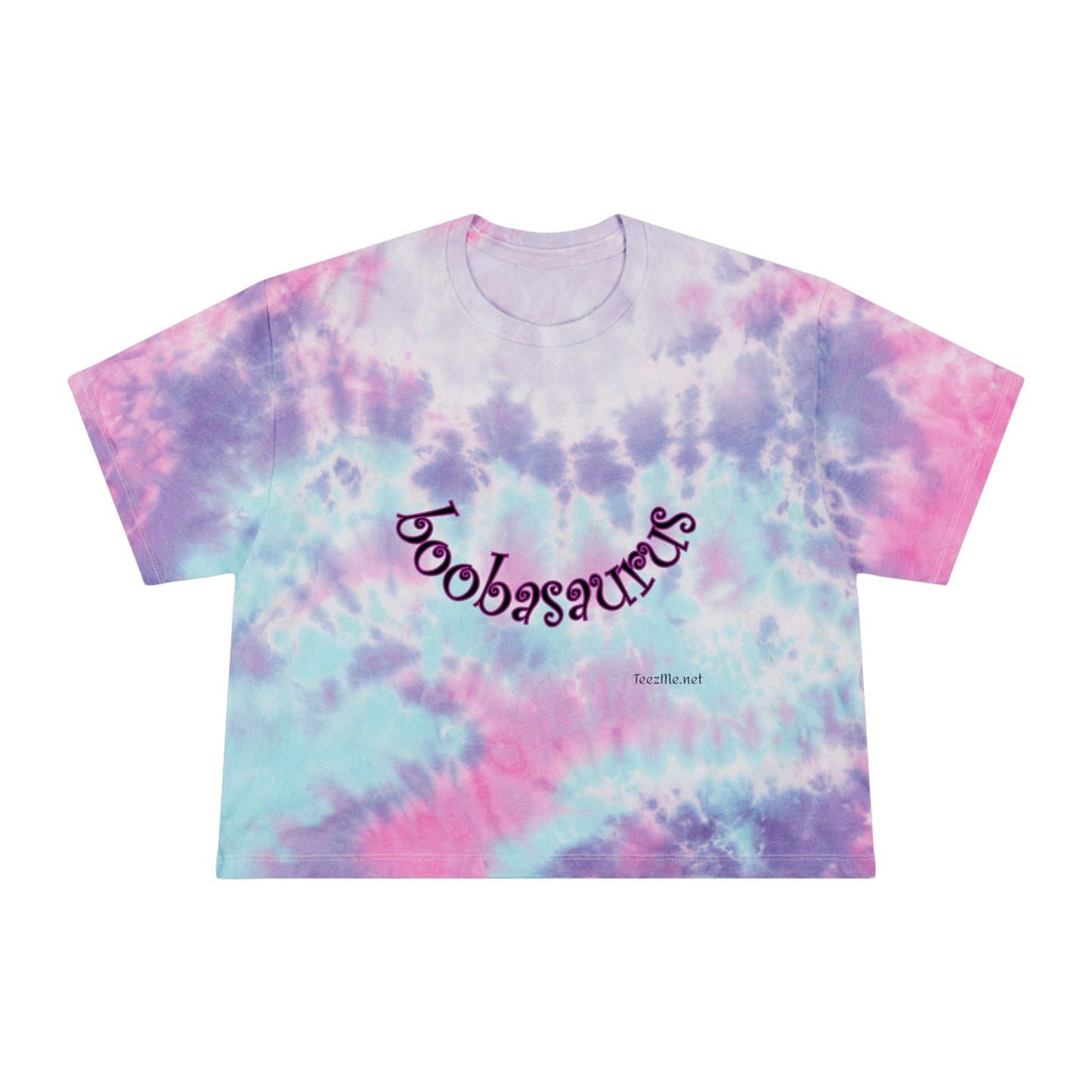 boobasaurus - Women's Tie-Dye Crop Tee