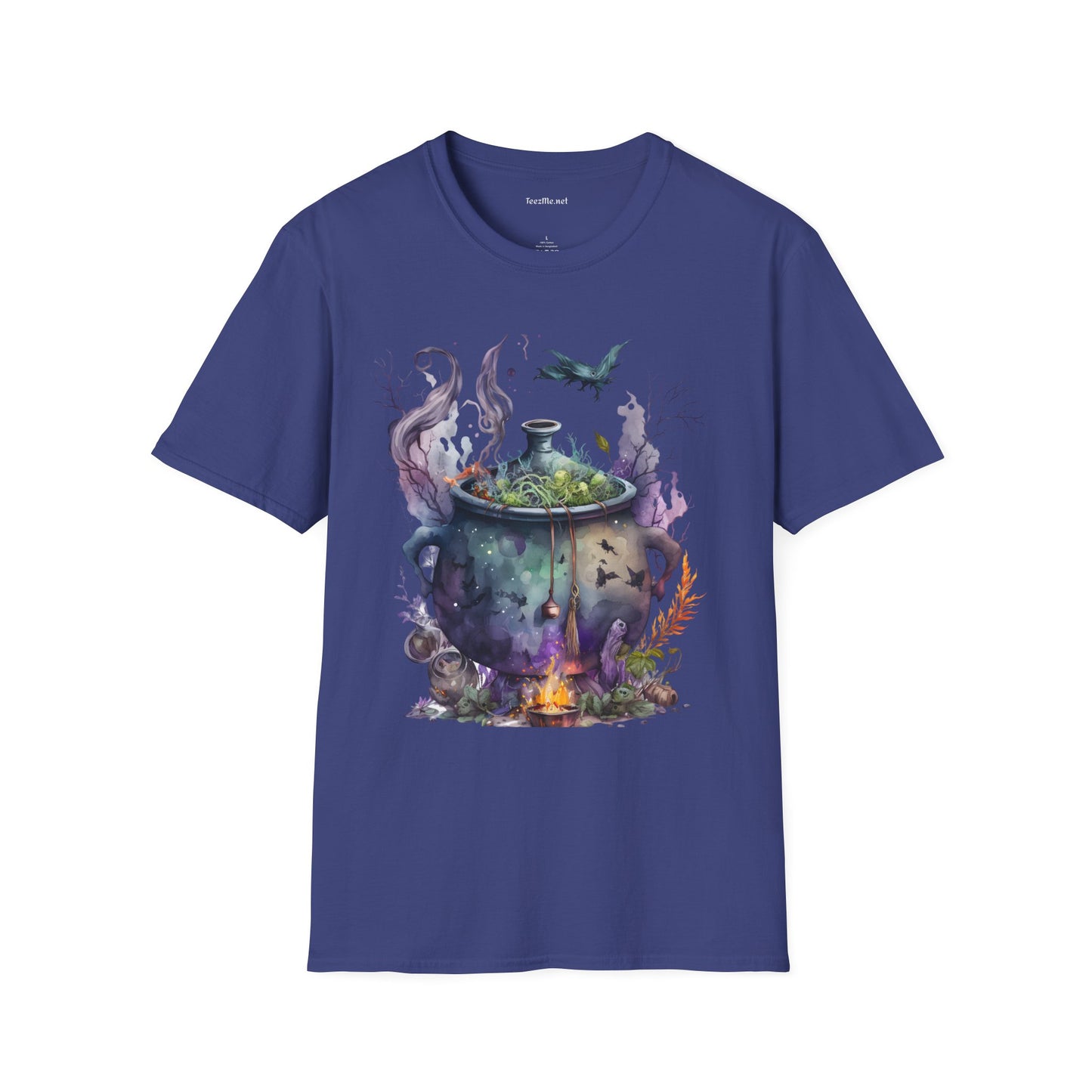 Cauldron Watercolor Unisex Softstyle T-Shirt 100% Cotton Graphic