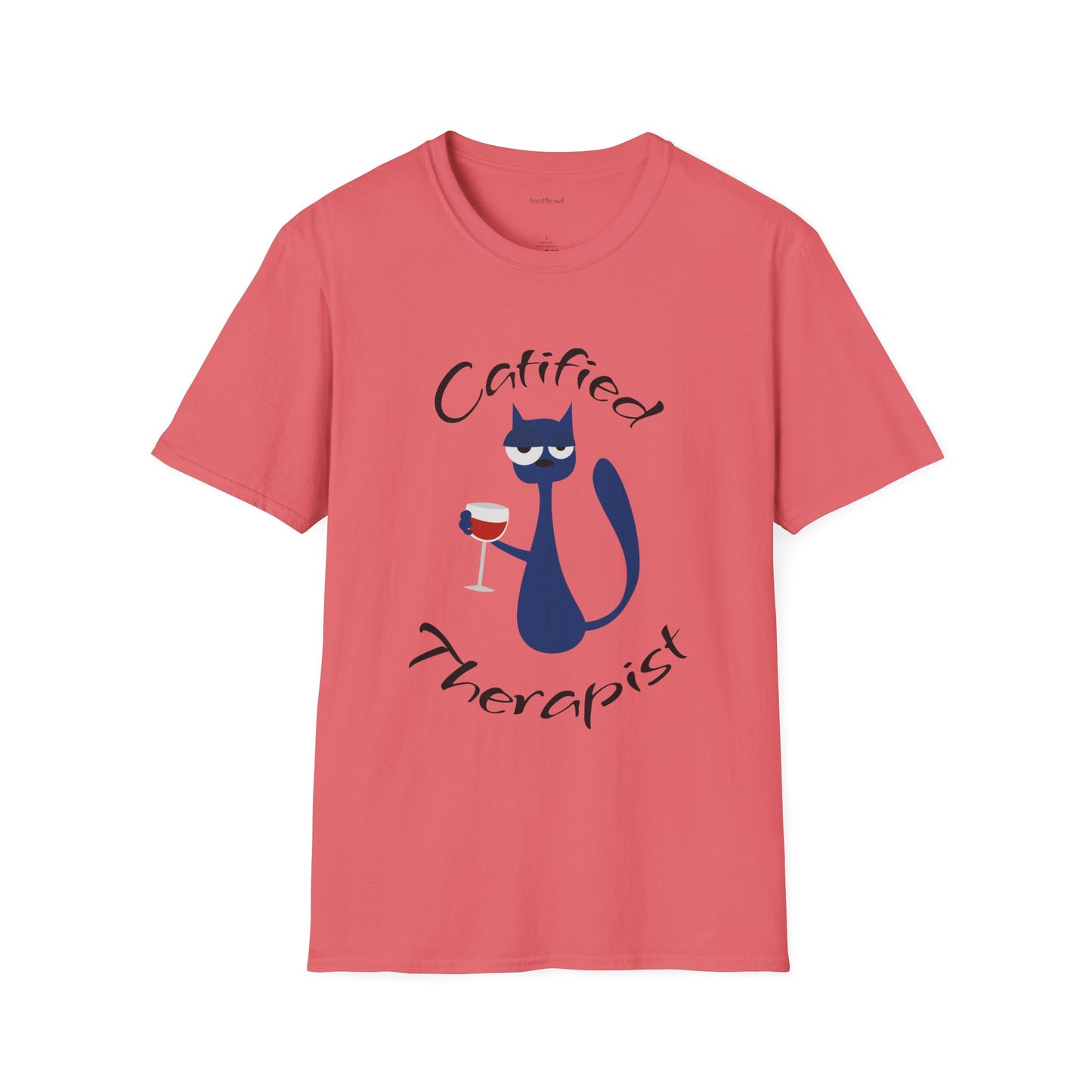 Catified Therapist - Unisex Softstyle T-Shirt 100% Cotton Graphic