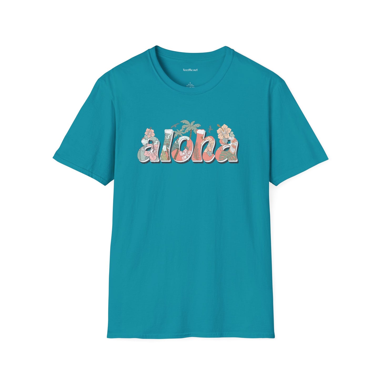 Aloha Unisex Softstyle T-Shirt 100% Cotton Graphic