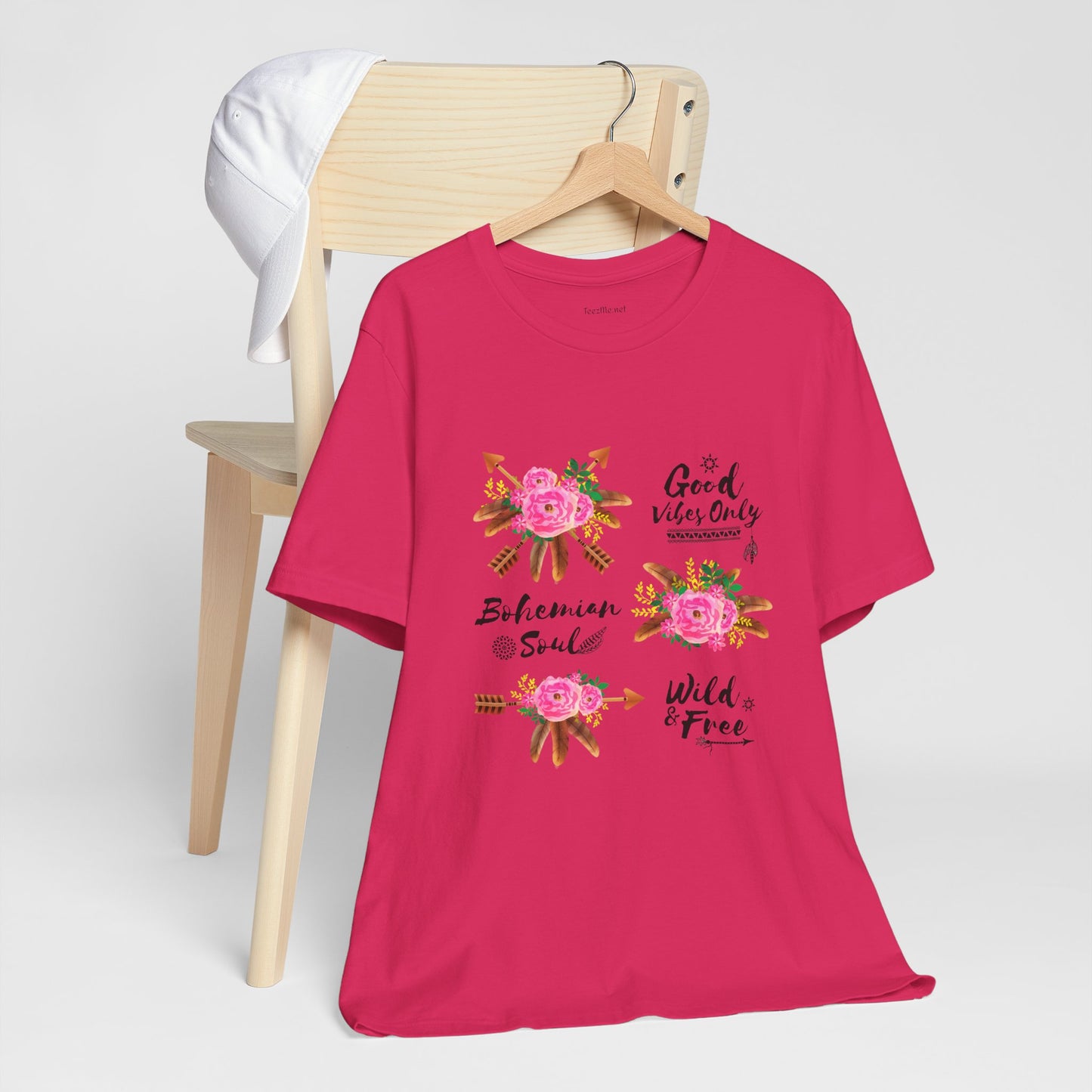 Wild & Free - Unisex Jersey Short Sleeve Tee #BOHO