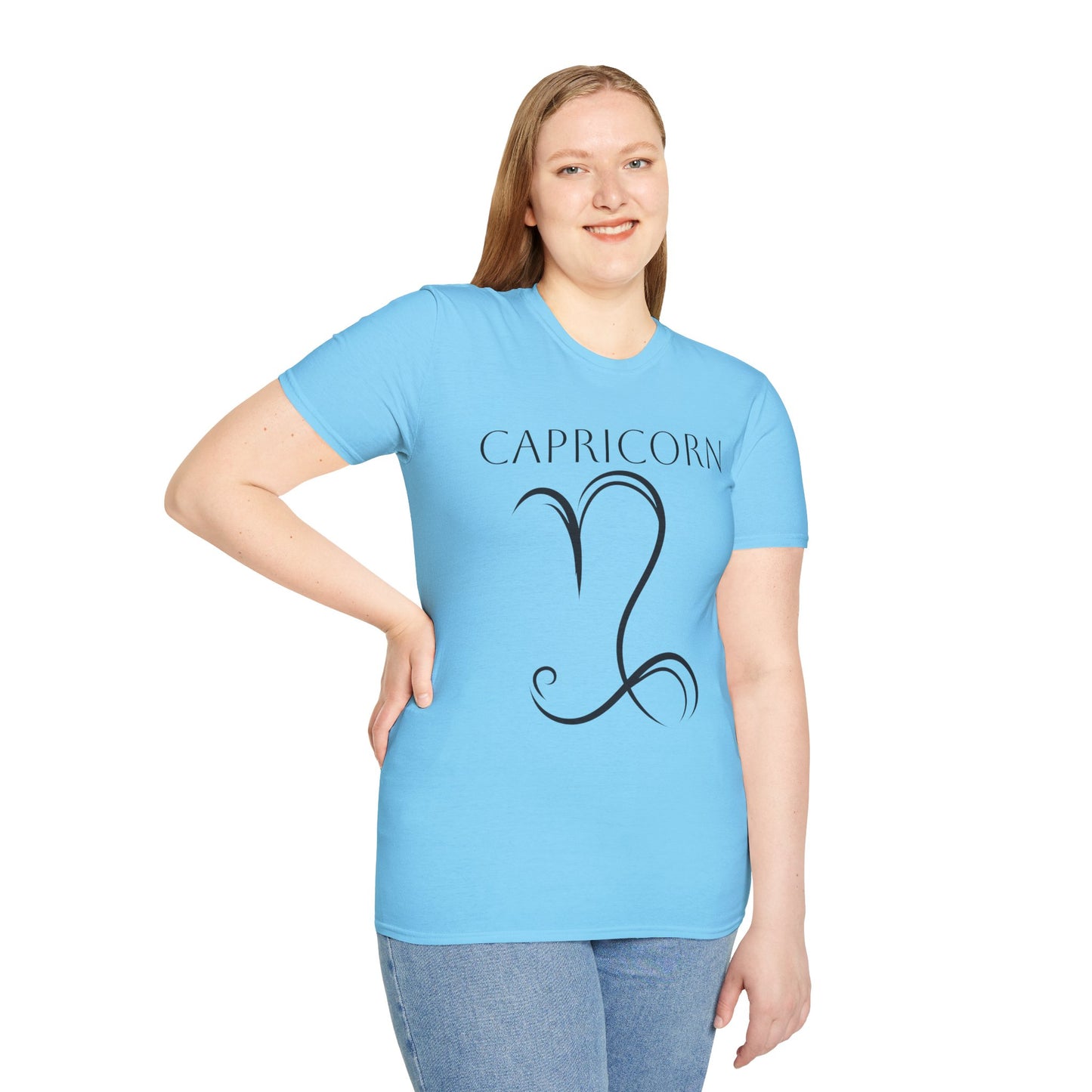 CAPRICORN - Unisex Softstyle T-Shirt 100% Cotton Graphic