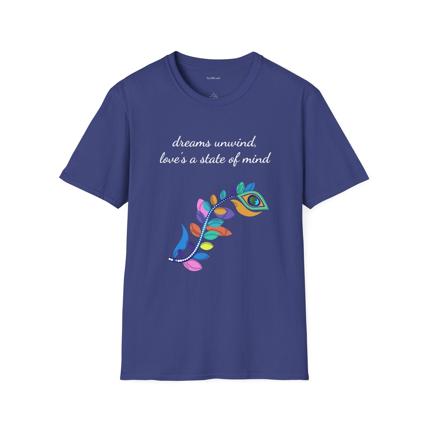 Dreams unwind - Unisex Softstyle T-Shirt 100% Cotton Graphic