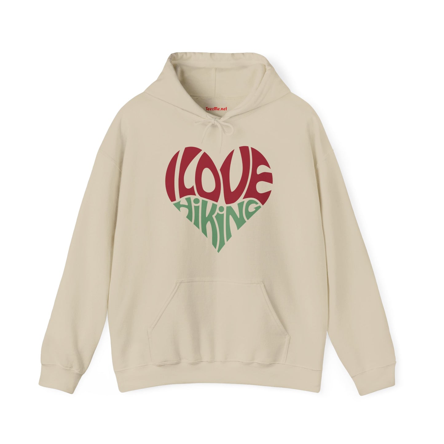 I Love Hiking Unisex Heavy Blend™ Hooded Sweatshirt