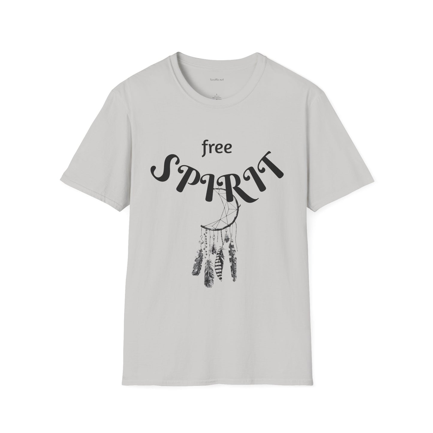 free SPIRIT - Unisex Softstyle T-Shirt 100% Cotton Graphic