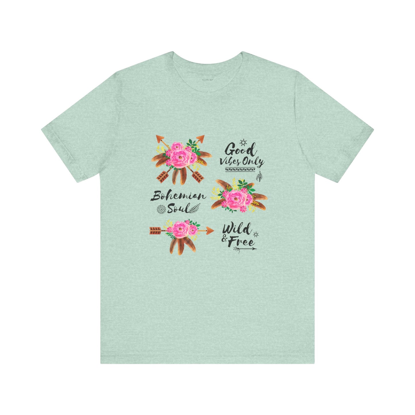 Wild & Free - Unisex Jersey Short Sleeve Tee #BOHO