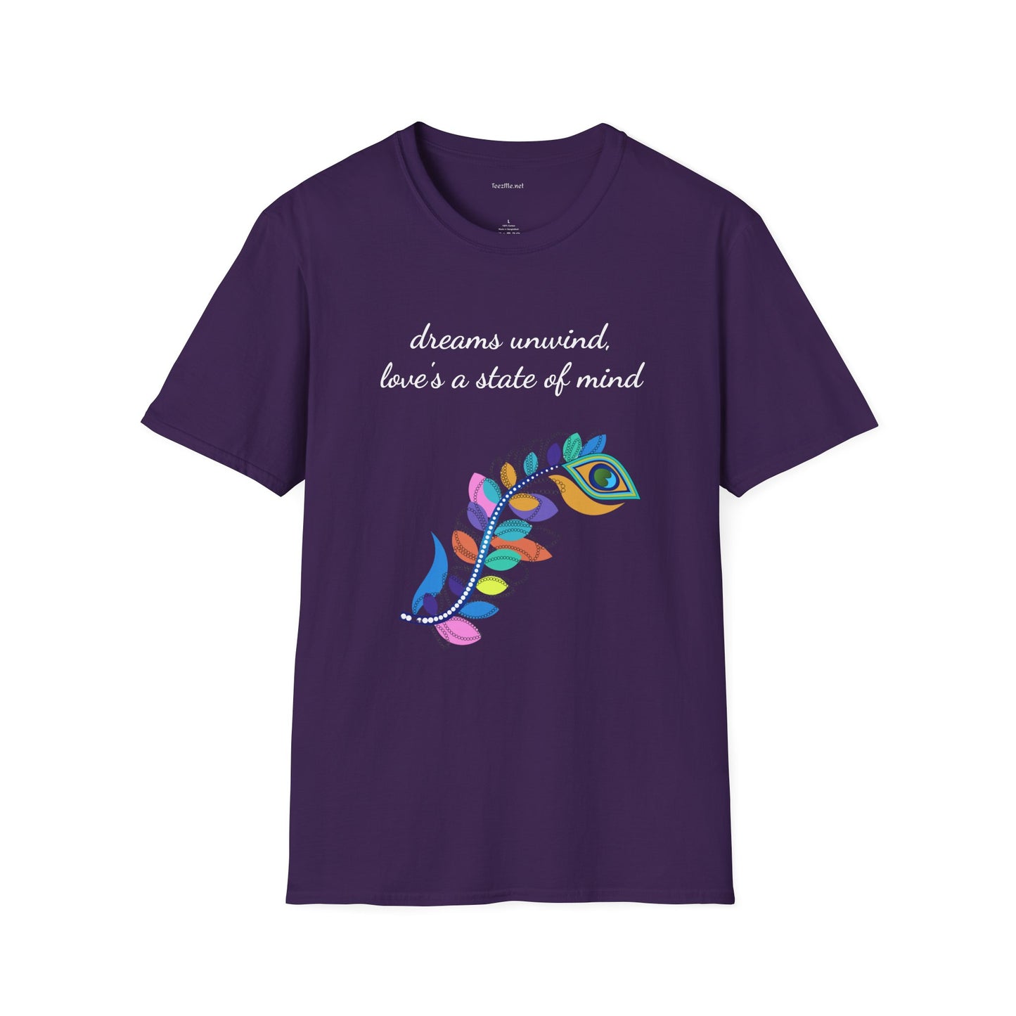 Dreams unwind - Unisex Softstyle T-Shirt 100% Cotton Graphic