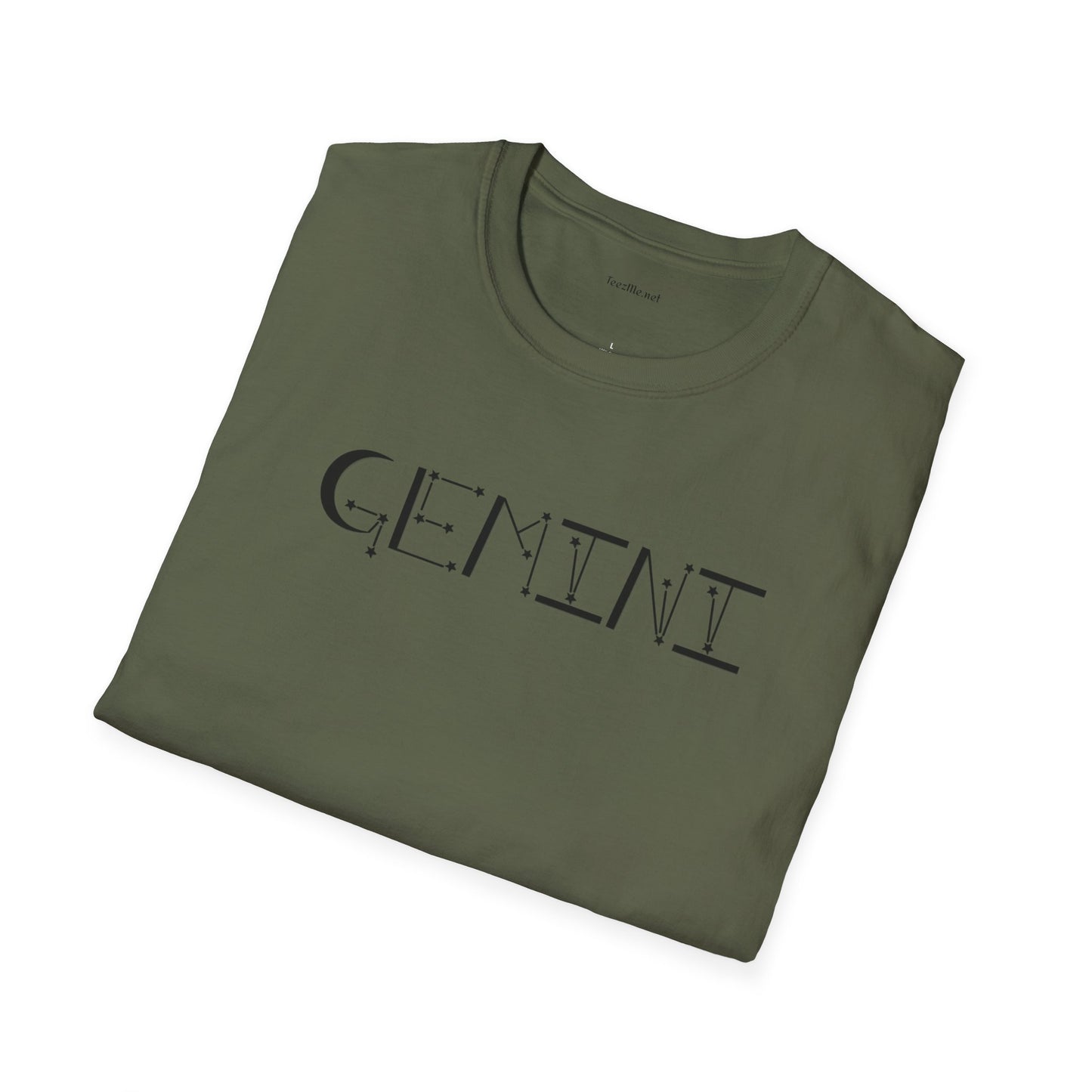 Gemini Zodiac - Unisex Softstyle T-Shirt 100% Cotton Graphic
