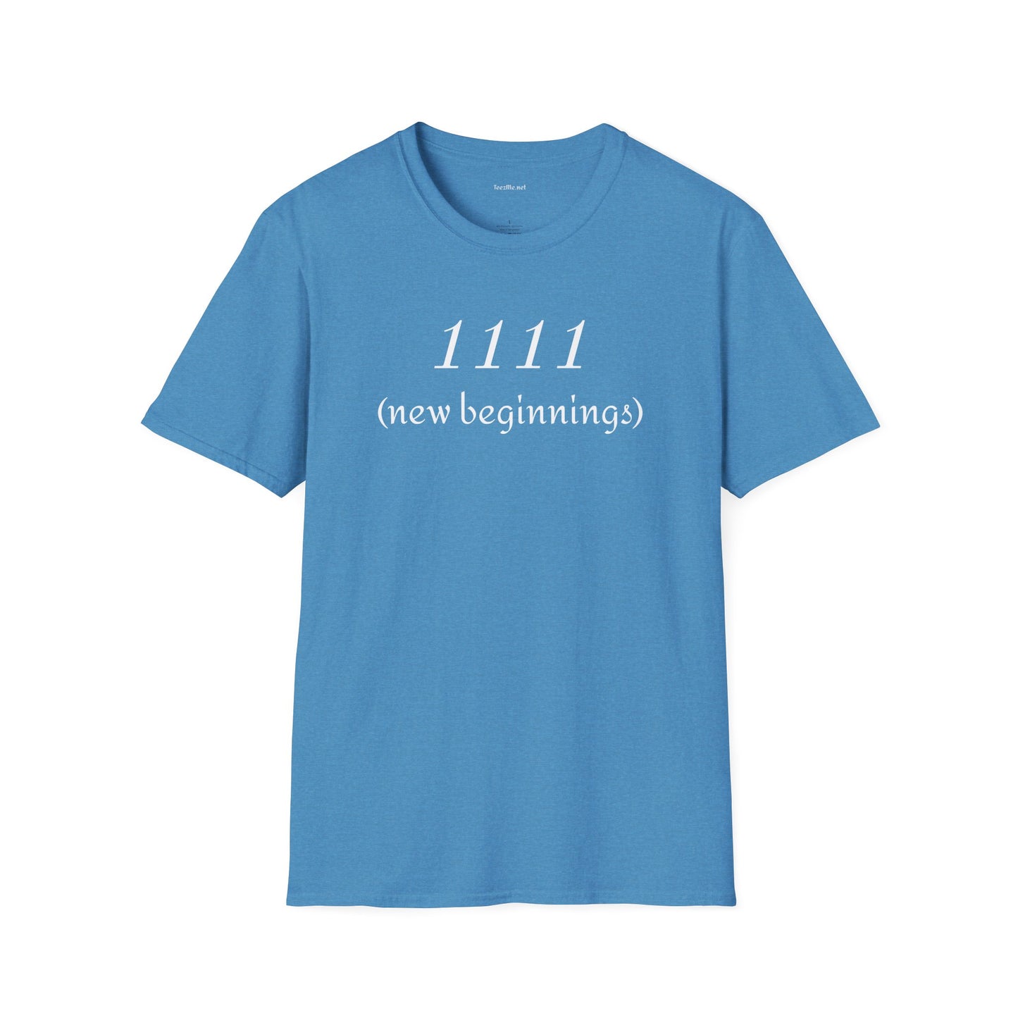 1111 (new beginnings) - Unisex Softstyle T-Shirt 100% Cotton Graphic #angel numbers