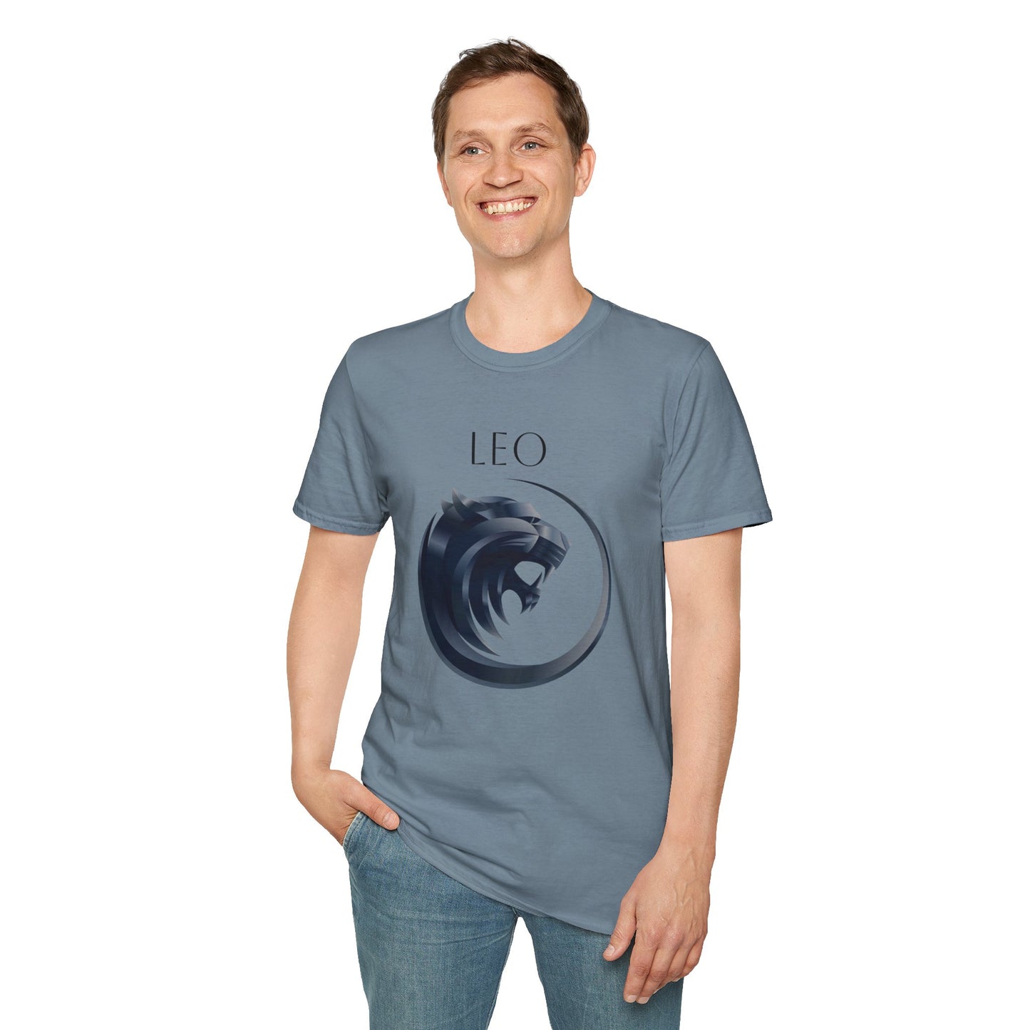 LEO - Unisex Softstyle T-Shirt 100% Cotton Graphic