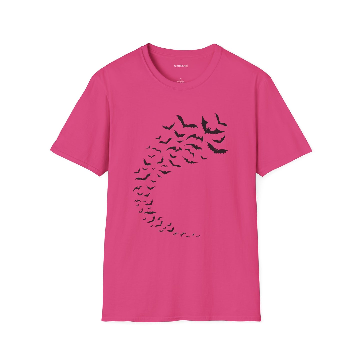 Bats in Flight Unisex Softstyle T-Shirt 100% Cotton Graphic