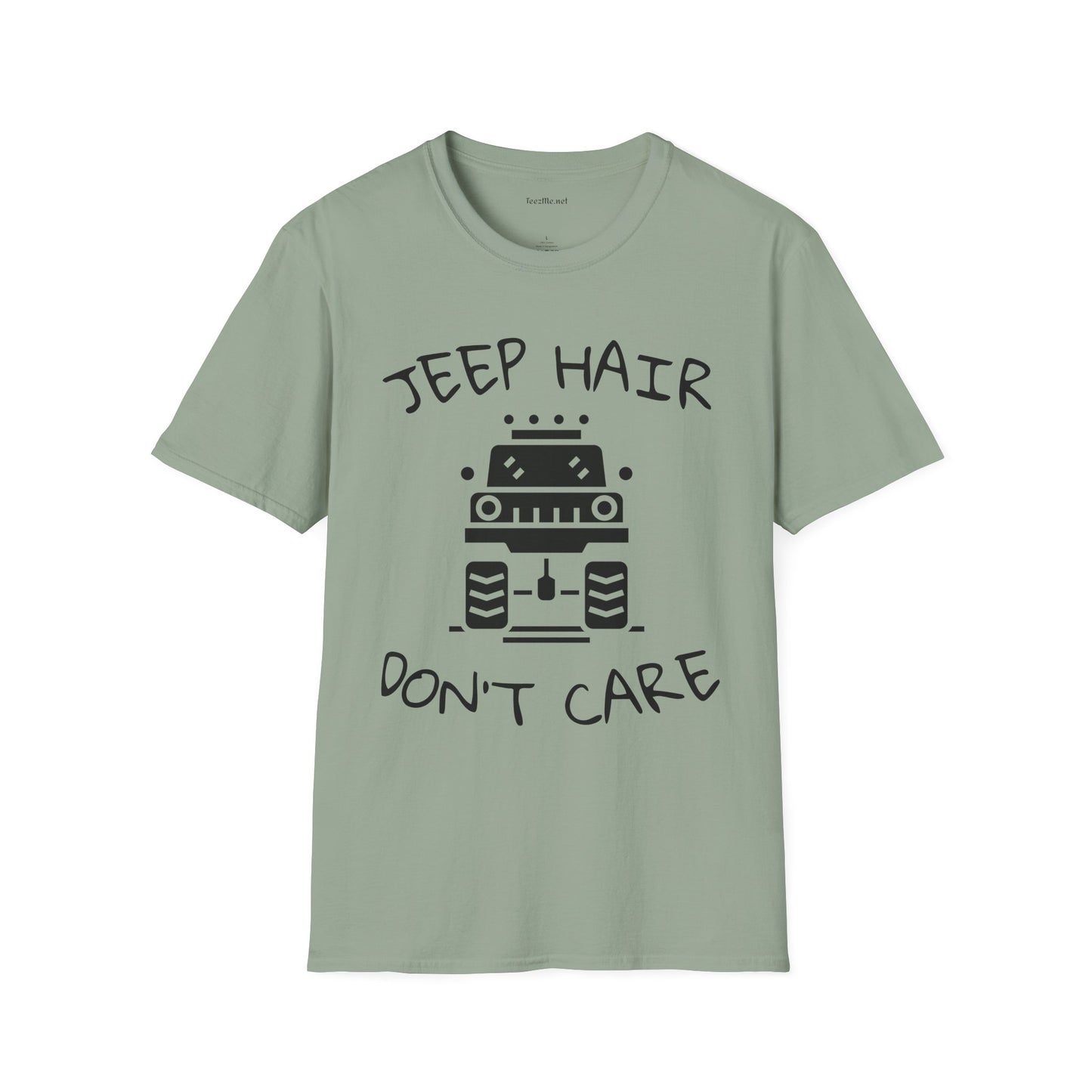 JEEP HAIR DON'T CARE - Unisex Softstyle T-Shirt 100% Cotton Graphic