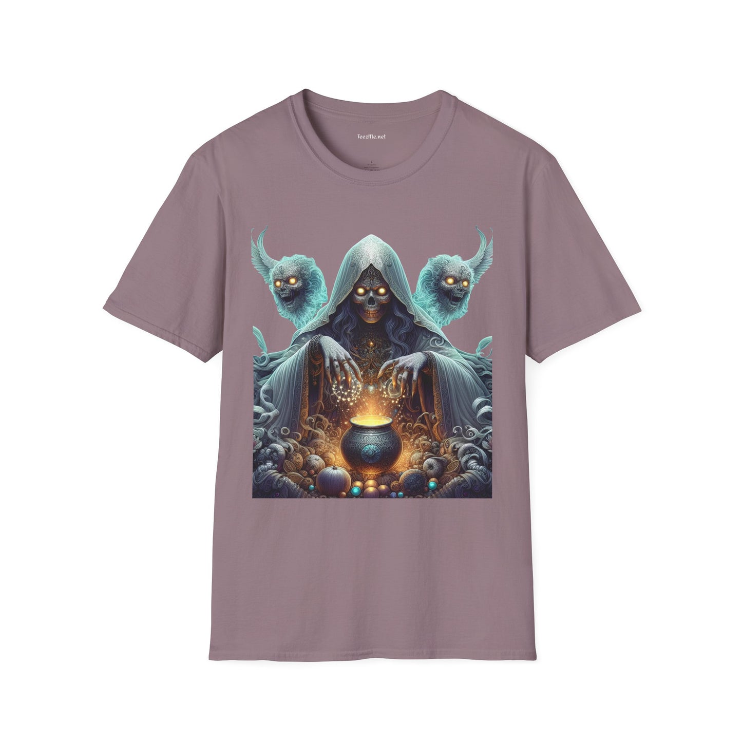Anime Witch (4) Unisex Softstyle T-Shirt 100% Cotton Graphic