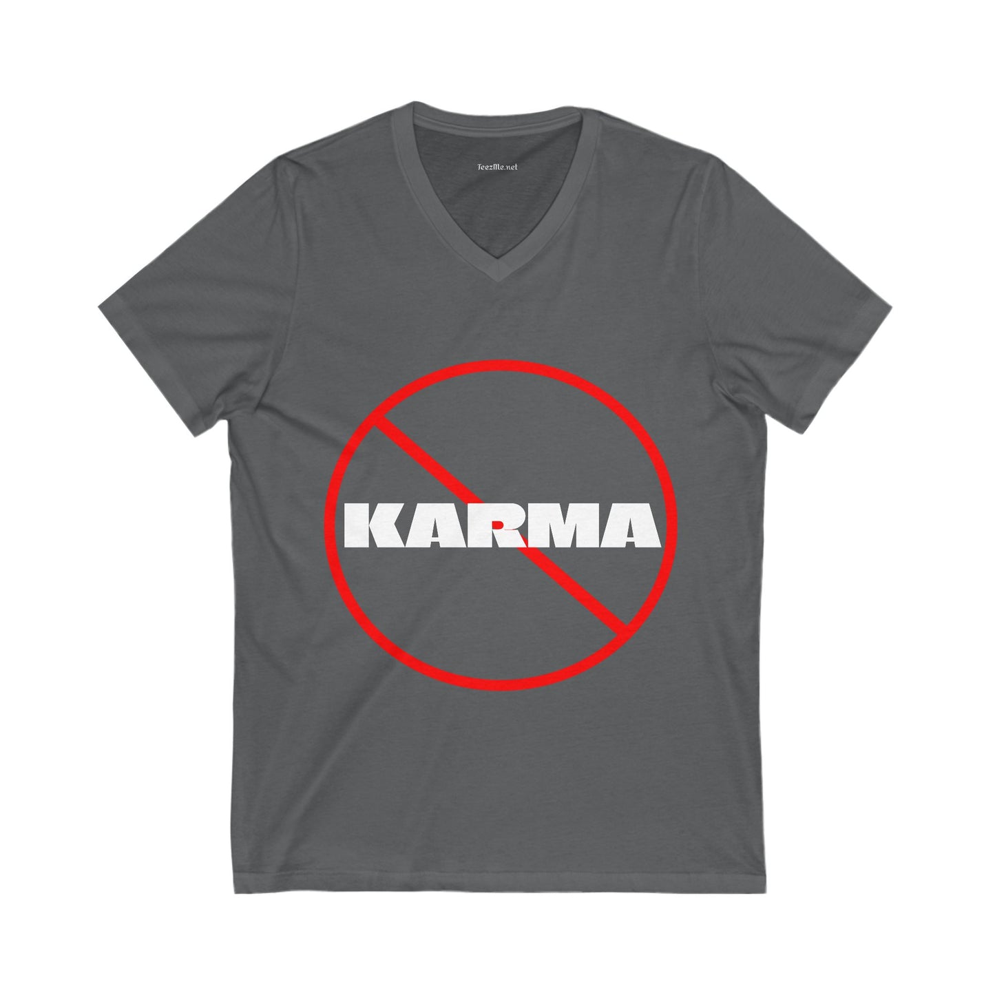 Karma (unwanted) - Unisex Jersey Short Sleeve V-Neck Tee