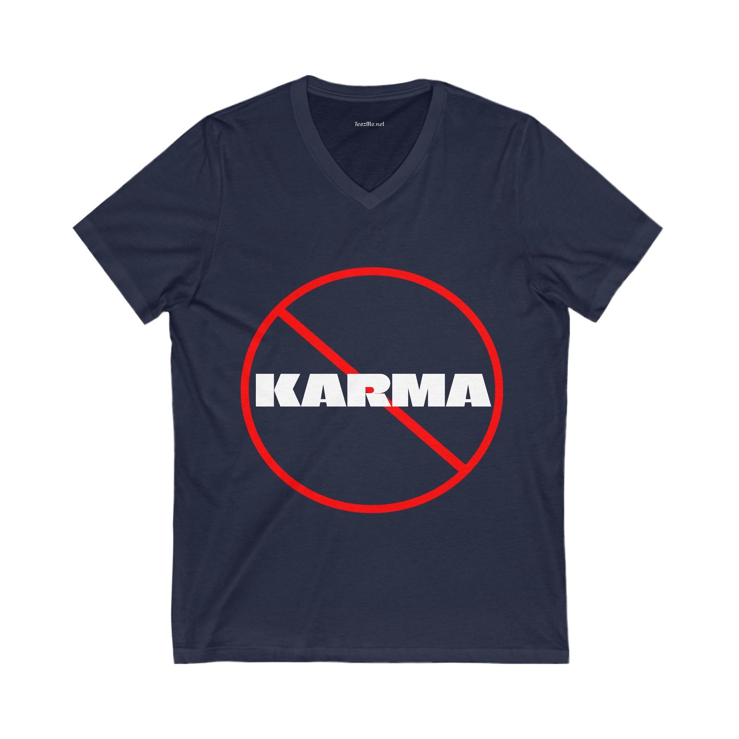 Karma (unwanted) - Unisex Jersey Short Sleeve V-Neck Tee