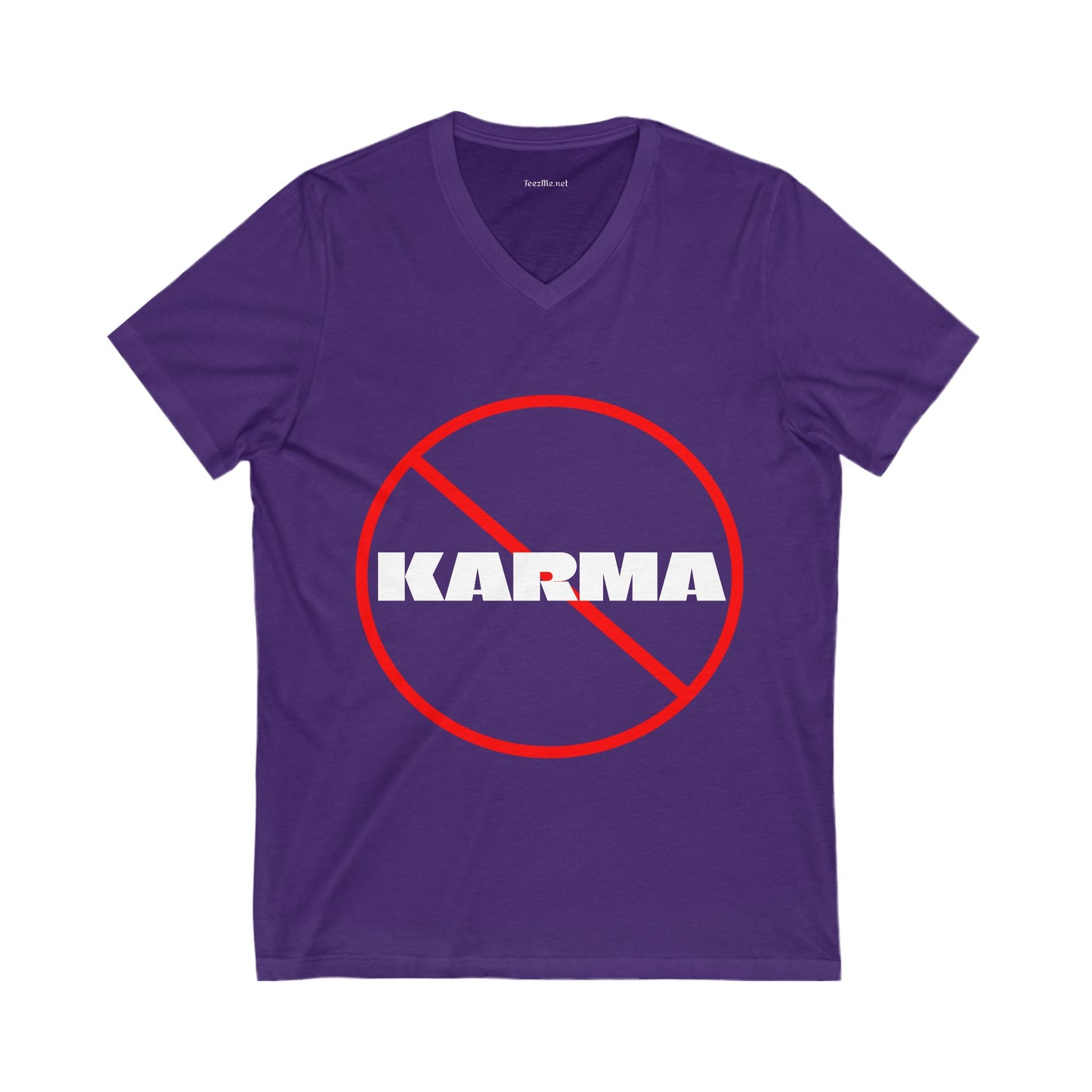 Karma (unwanted) - Unisex Jersey Short Sleeve V-Neck Tee