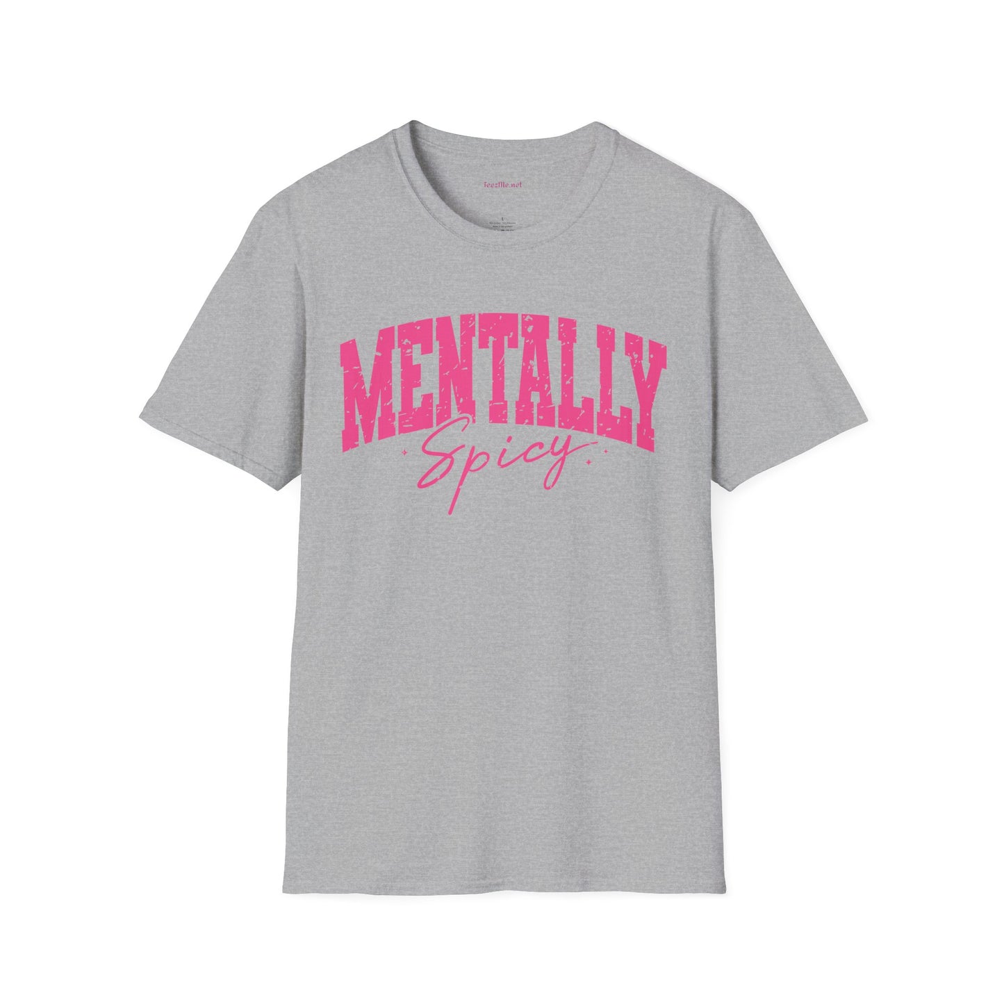 Mentally Spicy Unisex Softstyle T-Shirt 100% Cotton Graphic