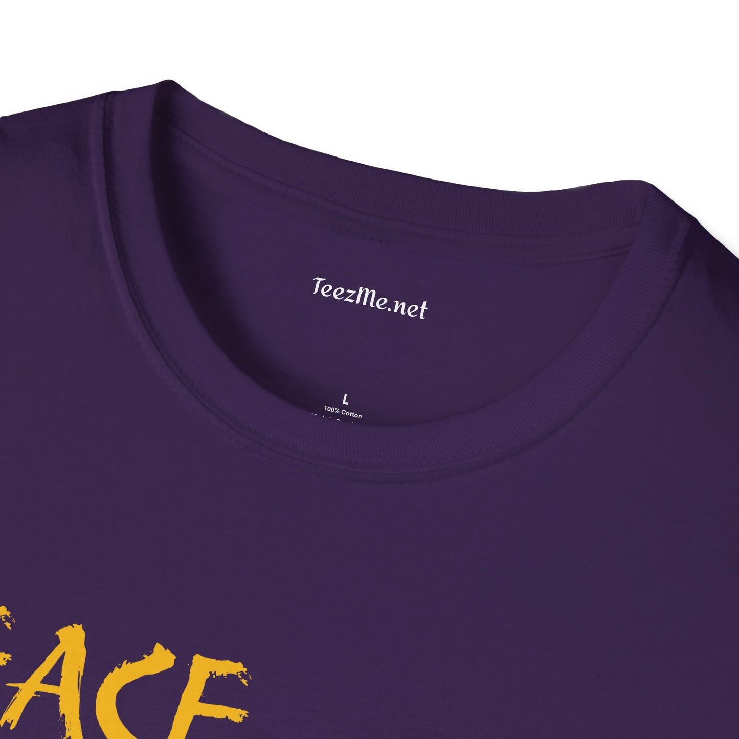 Peace Love and Rock'n Roll - Unisex Softstyle T-Shirt 100% Cotton Graphic