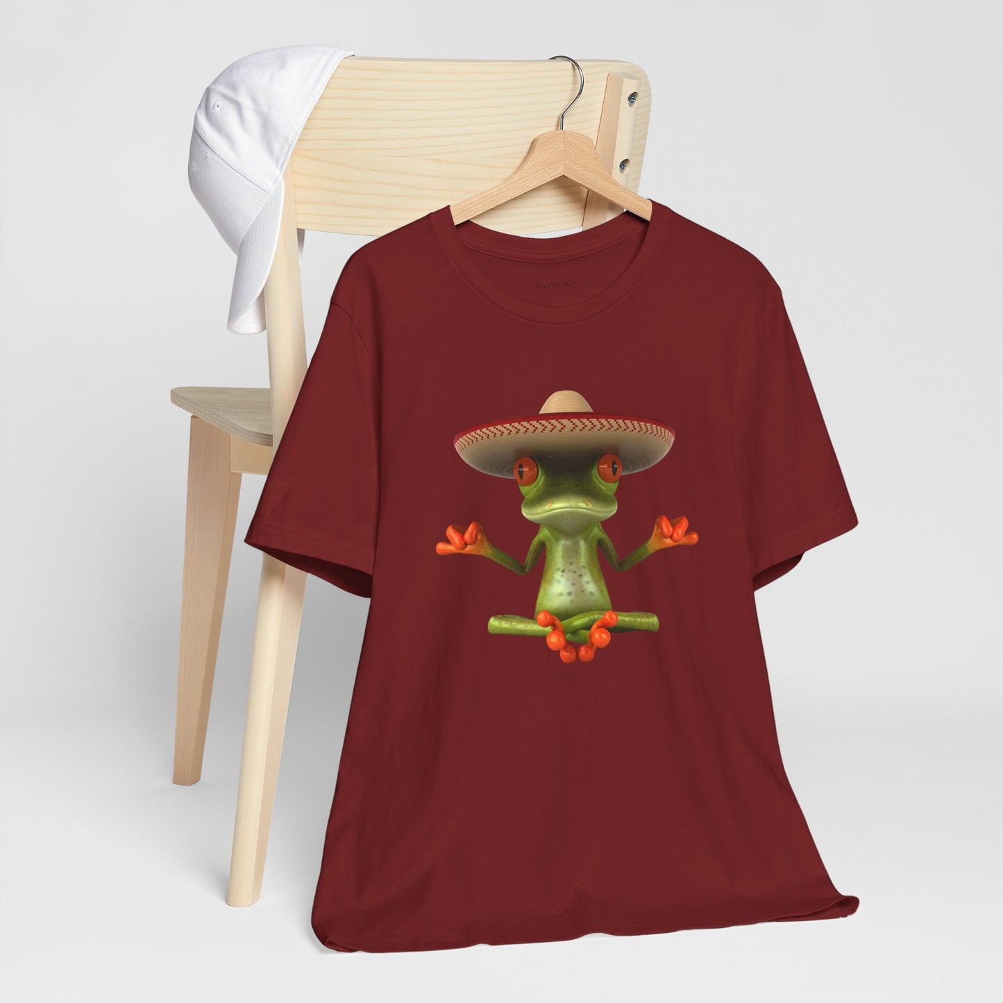 Frog Meditating - Unisex Jersey Short Sleeve Tee