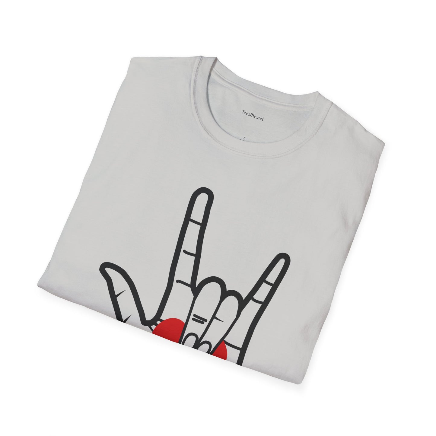 ASL Love  - Unisex Softstyle T-Shirt 100% Cotton Graphic
