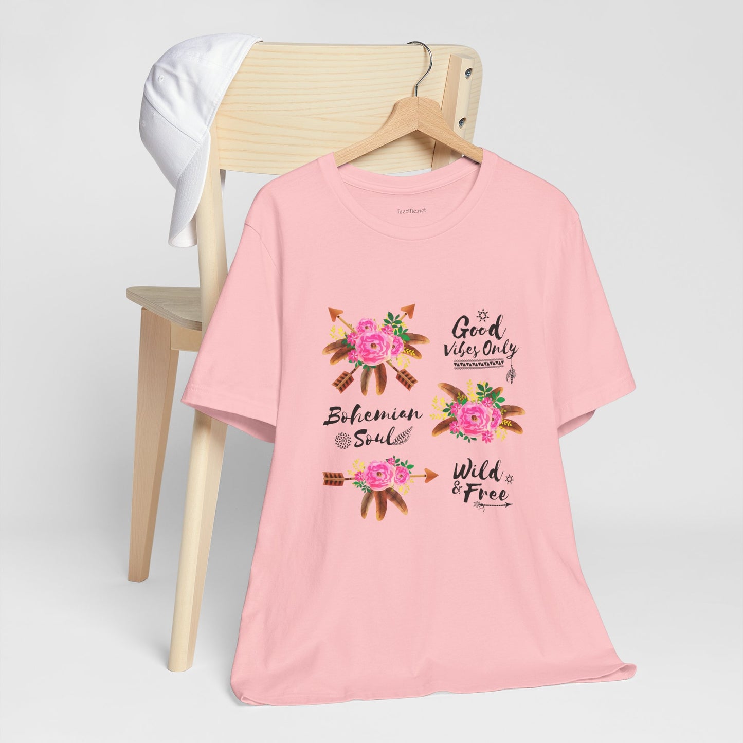 Wild & Free - Unisex Jersey Short Sleeve Tee #BOHO