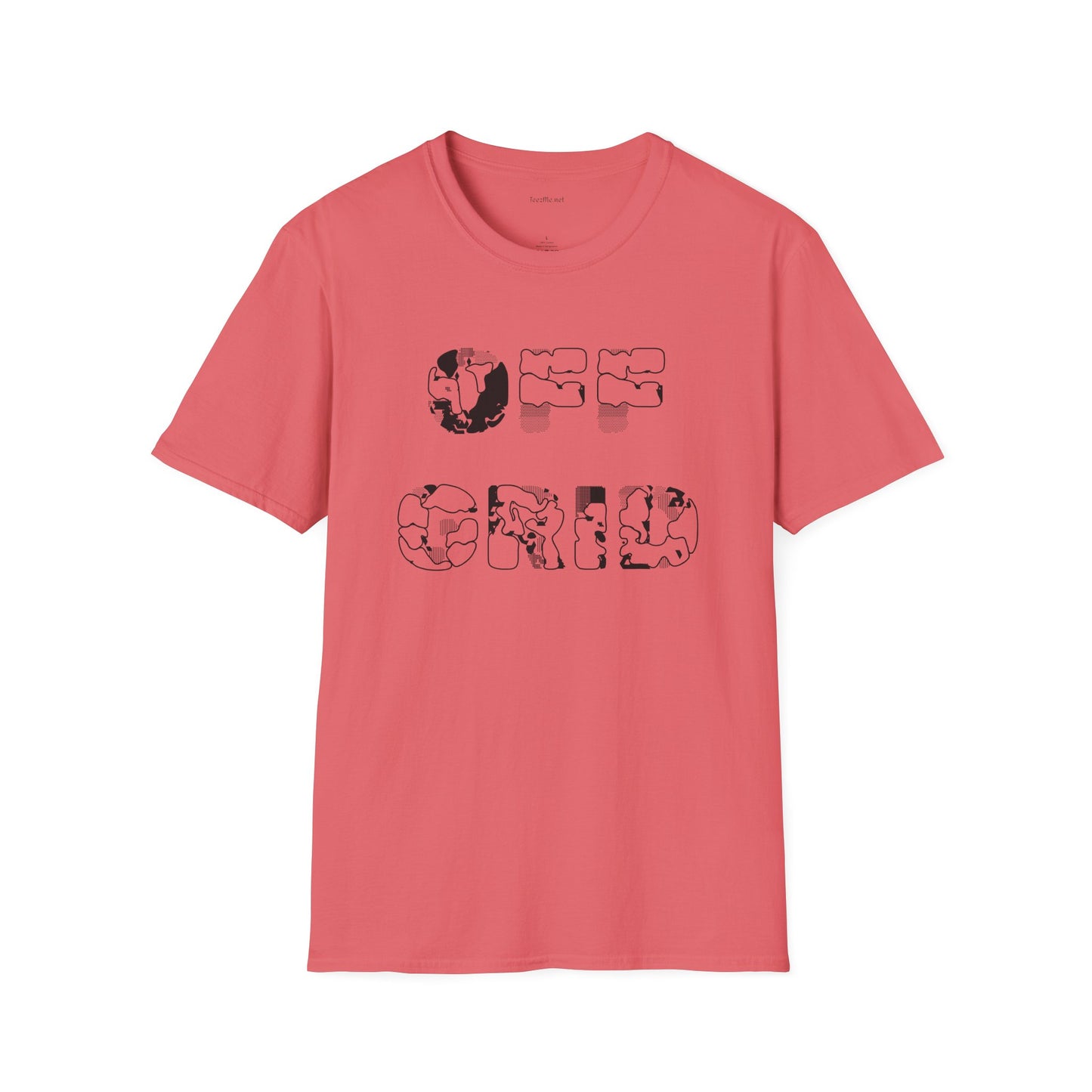 OFF GRID - Unisex Softstyle T-Shirt 100% Cotton Graphic