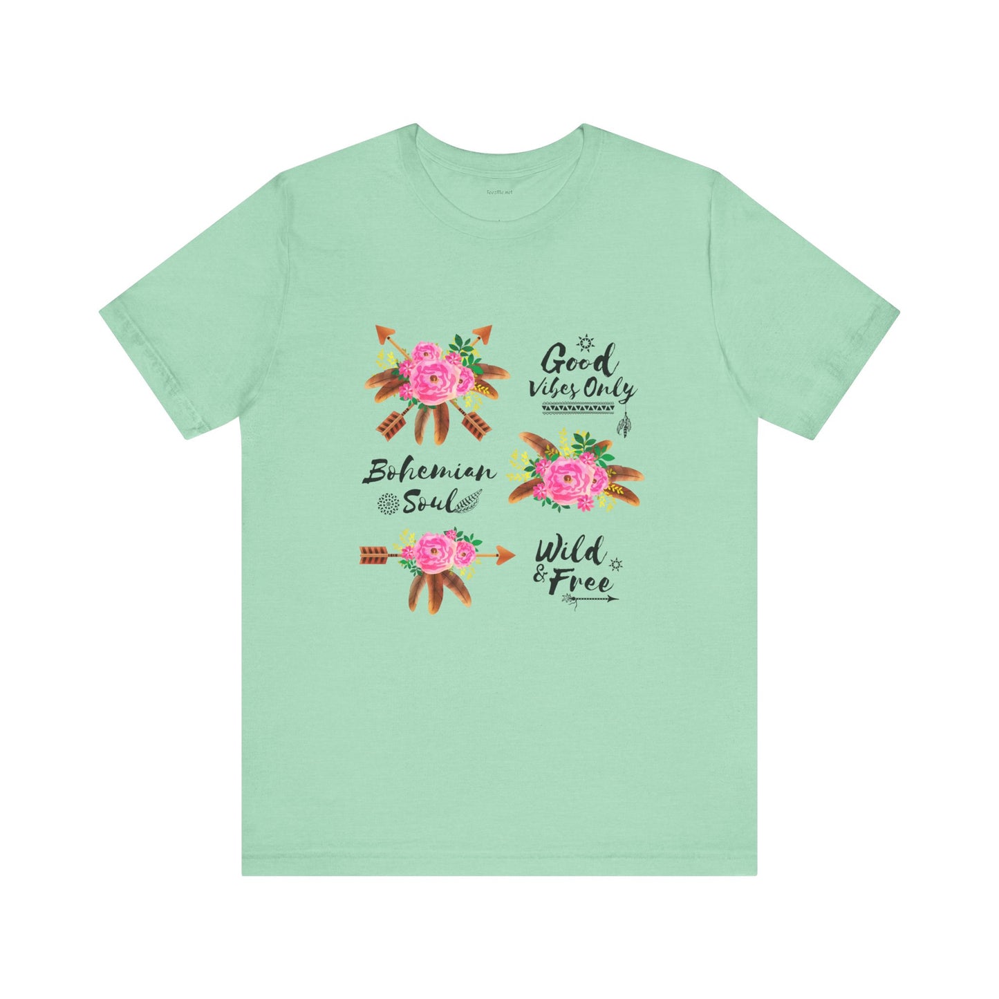 Wild & Free - Unisex Jersey Short Sleeve Tee #BOHO