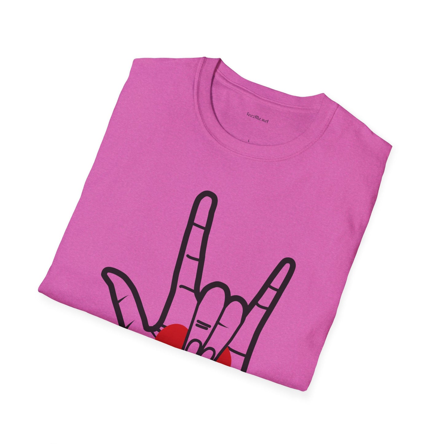 ASL Love  - Unisex Softstyle T-Shirt 100% Cotton Graphic