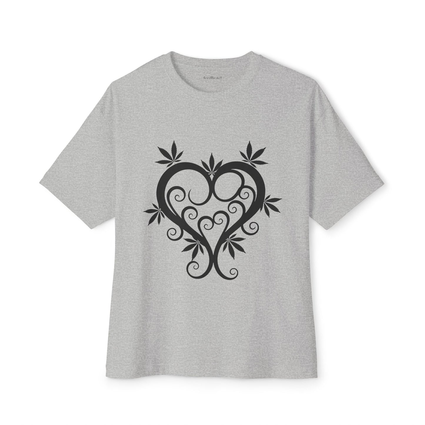 Weed Heart - Unisex Oversized Boxy Tee