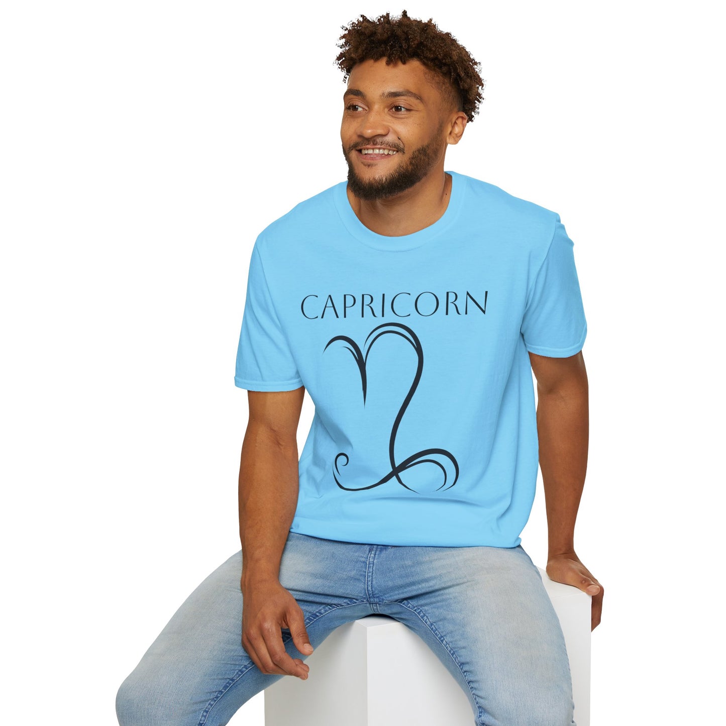CAPRICORN - Unisex Softstyle T-Shirt 100% Cotton Graphic