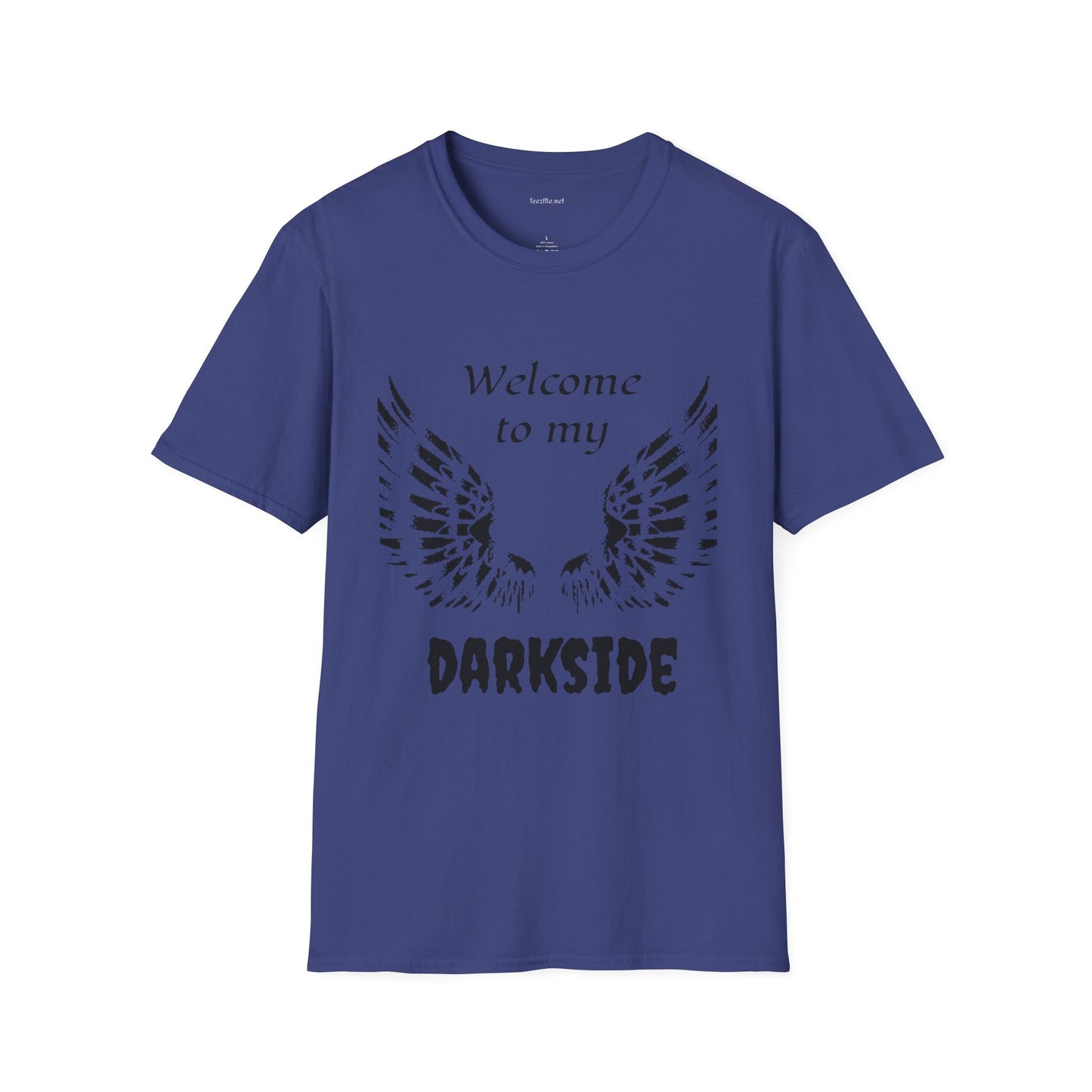 Welcome to my DARKSIDE - Unisex Softstyle T-Shirt 100% Cotton Graphic