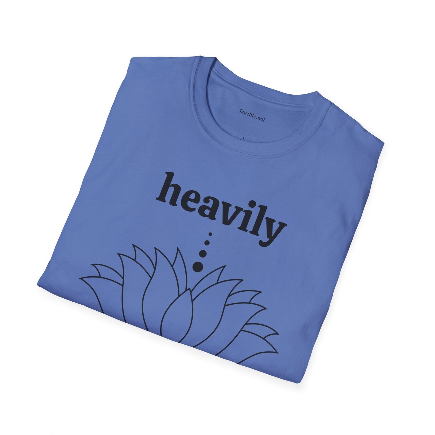 Heavily Meditated - Unisex Softstyle T-Shirt 100% Cotton Graphic