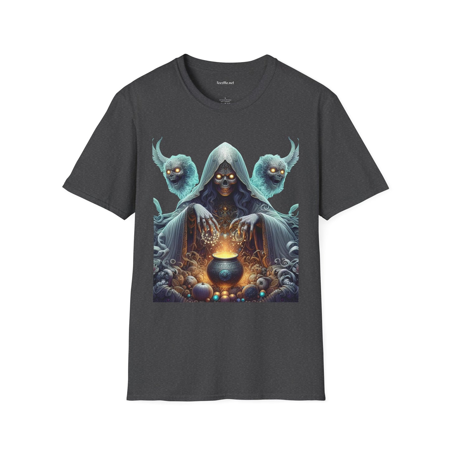Anime Witch (4) Unisex Softstyle T-Shirt 100% Cotton Graphic