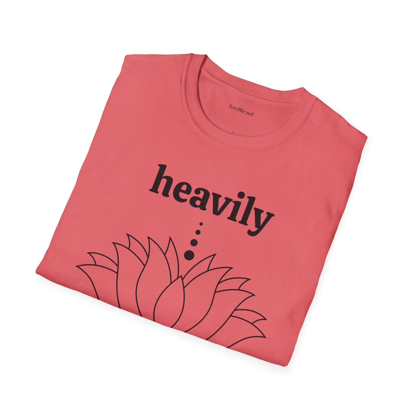 Heavily Meditated - Unisex Softstyle T-Shirt 100% Cotton Graphic