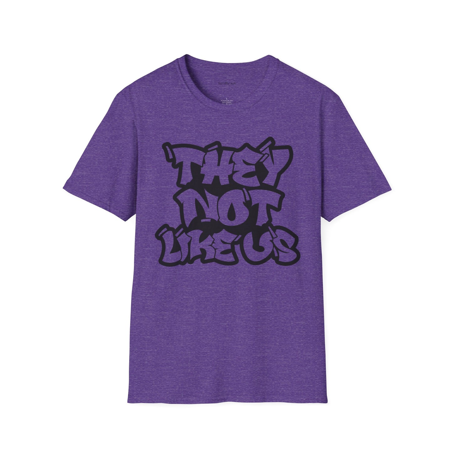 They Not Like Us (outline) Unisex SoftStyle T-Shirt 100% Cotton
