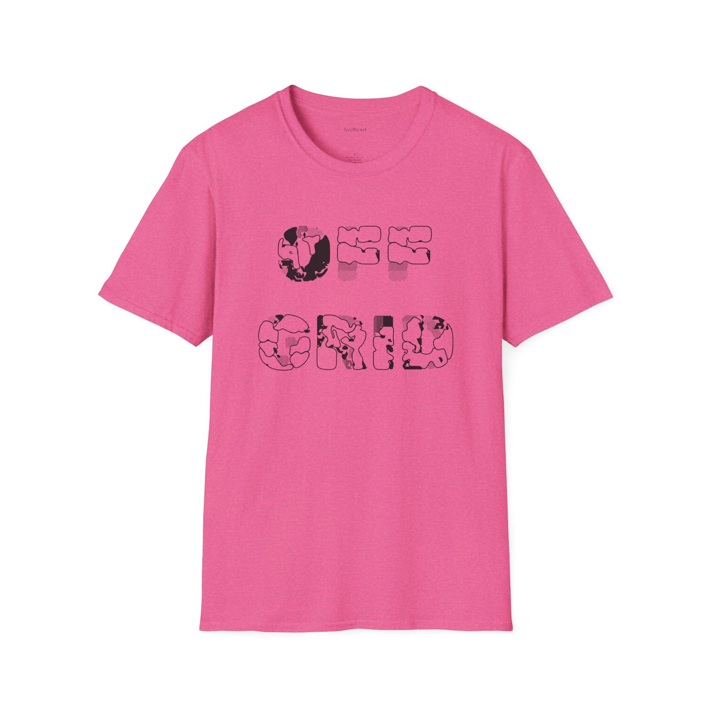 OFF GRID - Unisex Softstyle T-Shirt 100% Cotton Graphic