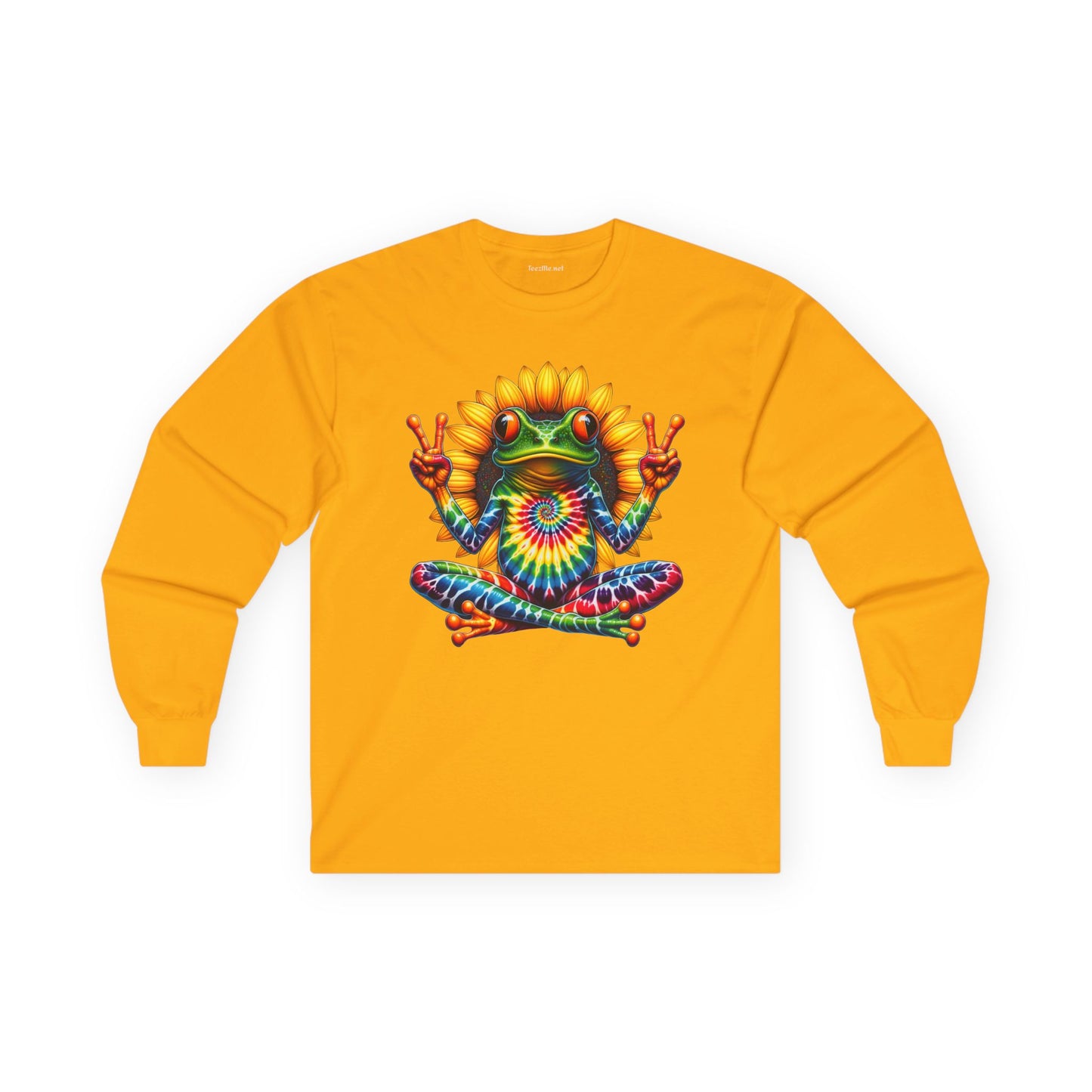 Peace Frog Tie-dye Unisex Ultra Cotton Long Sleeve Tee
