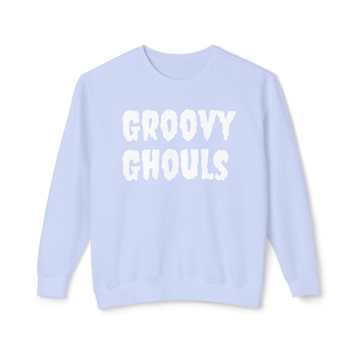 Groovy Ghouls - Unisex Lightweight Crewneck Sweatshirt