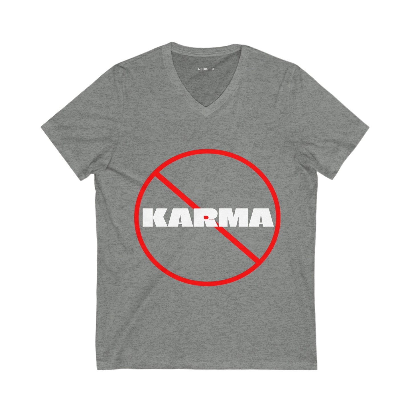Karma (unwanted) - Unisex Jersey Short Sleeve V-Neck Tee